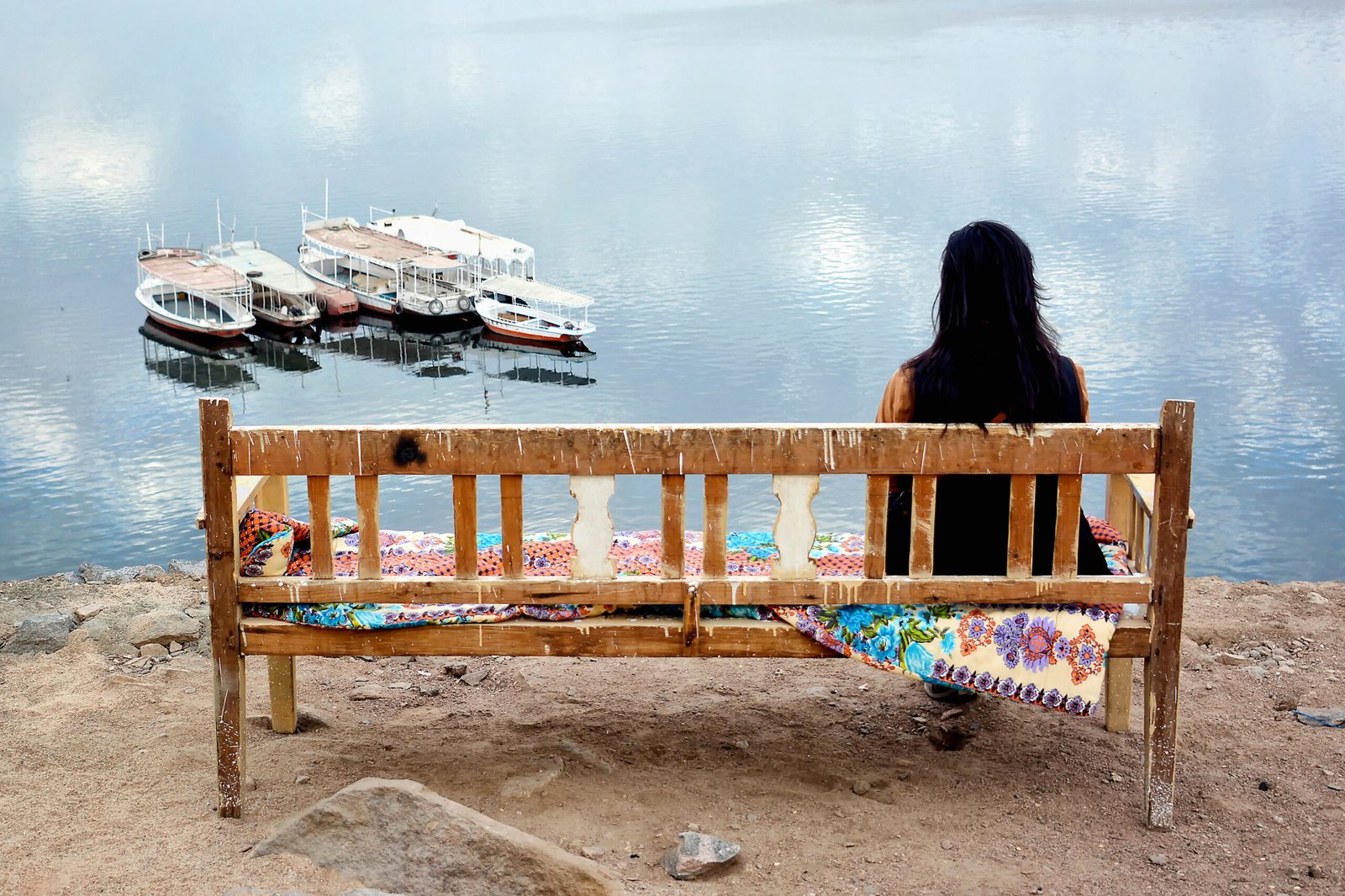 Peaceful island scene for relaxation and stress relief